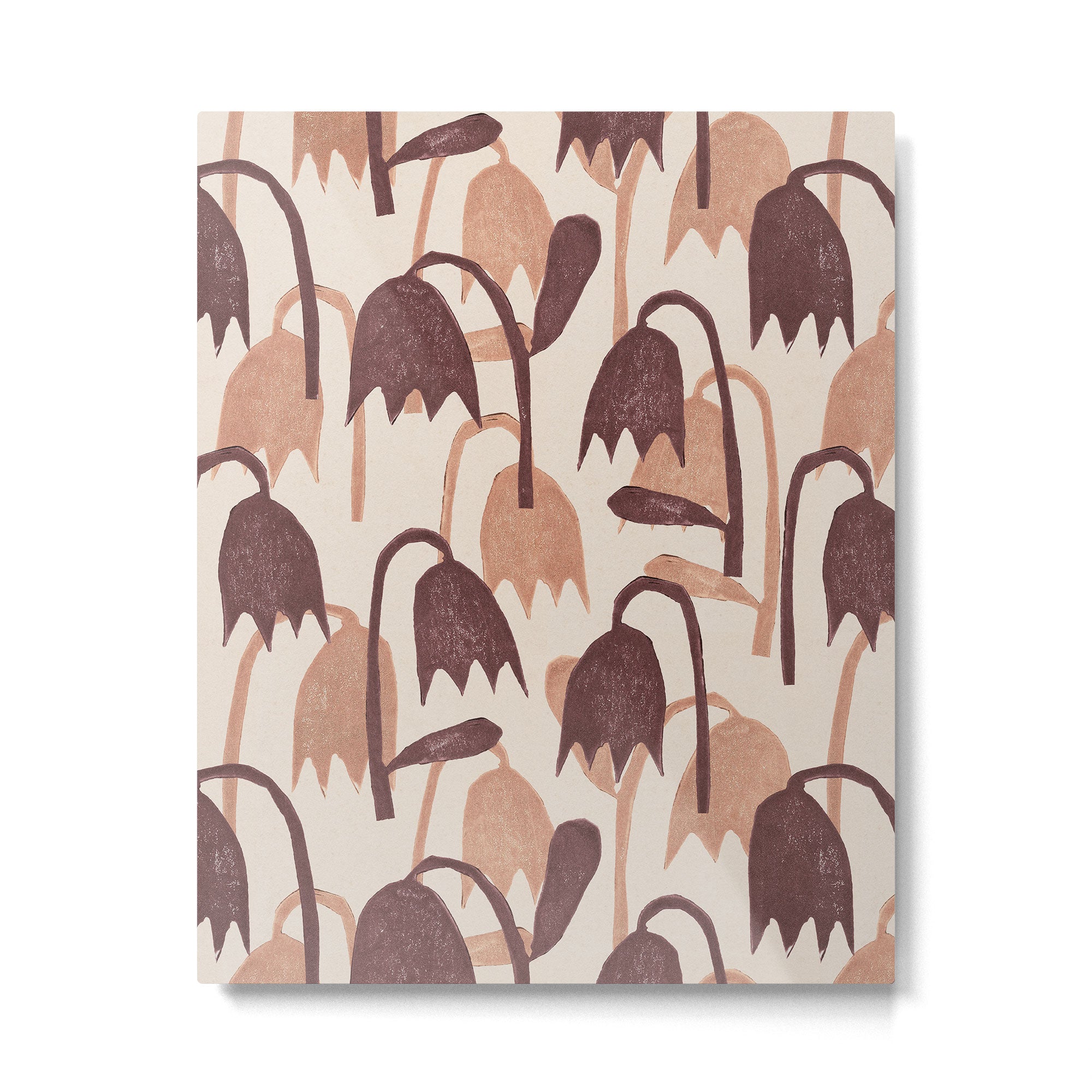 Linocut Tulip Pattern #2 Metal Print Gallery Image 6