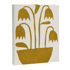 Linocut Tulips #1 Canvas Print Gallery Image 6