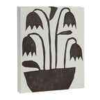 Linocut Tulips #2 Canvas Print Gallery Image 6