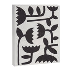 Linocut Tulips #3 Canvas Print Gallery Image 6