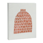 Linocut Vase #1 Canvas Print Gallery Image 6