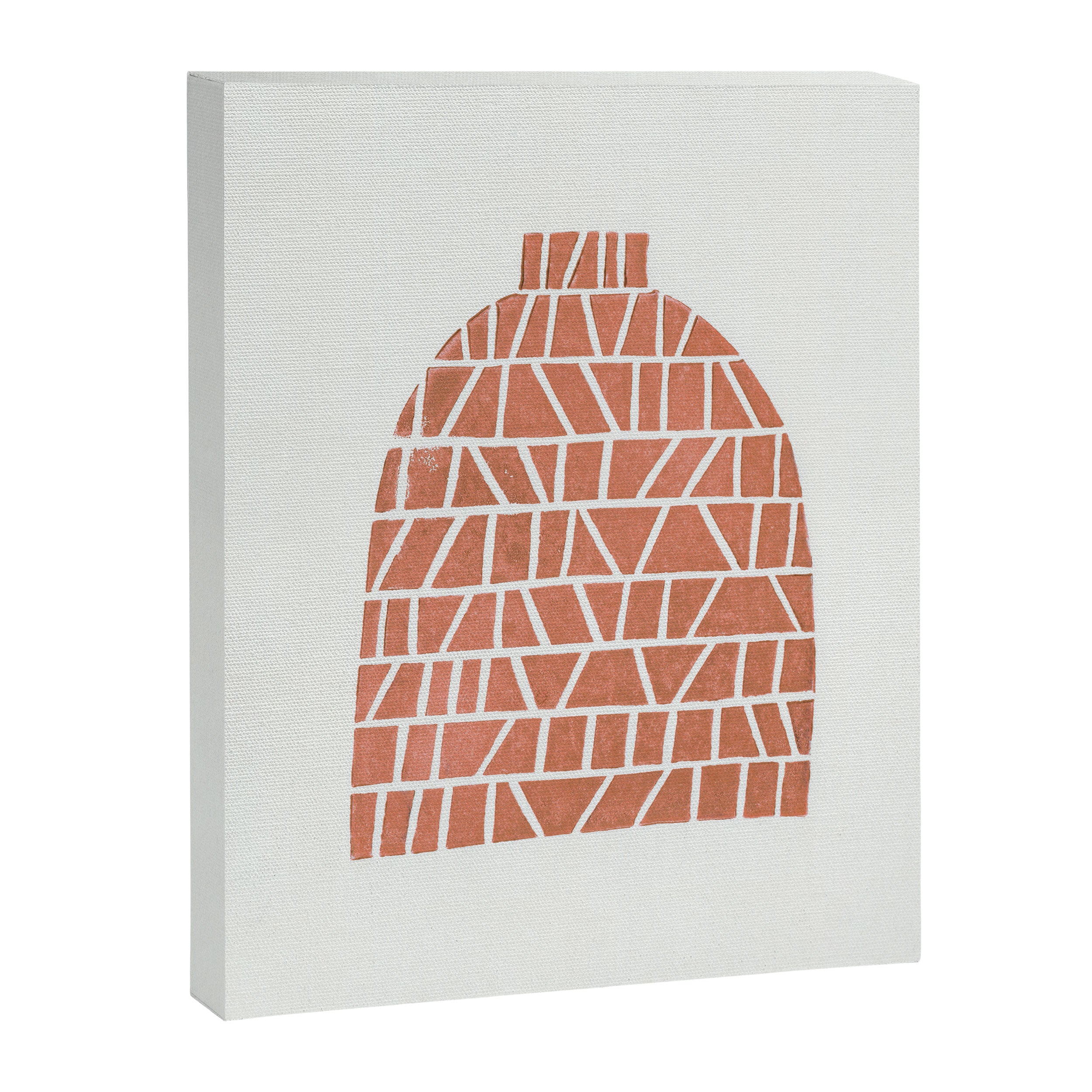 Linocut Vase #1 Canvas Print Gallery Image 6