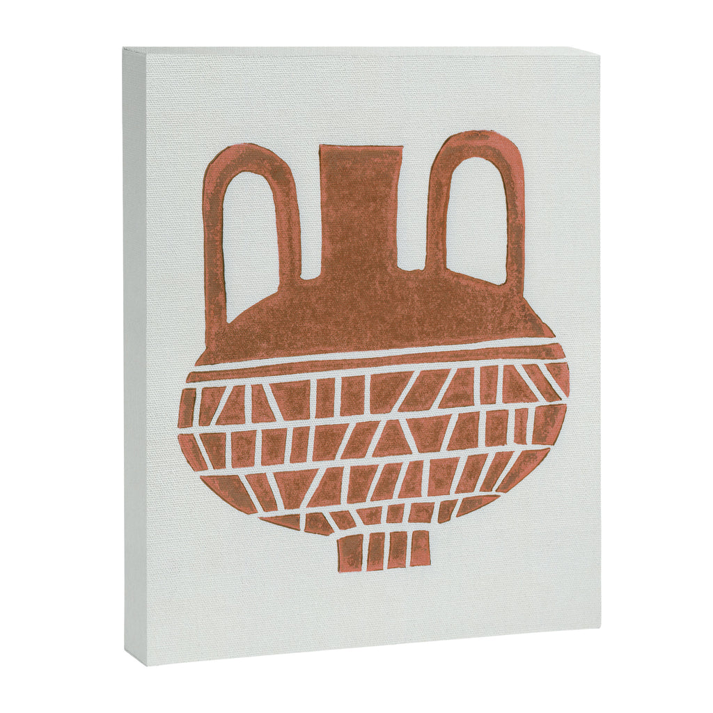 Linocut Vase #2 Canvas Print Gallery Image 6