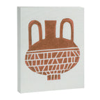 Linocut Vase #2 Canvas Print Gallery Image 6