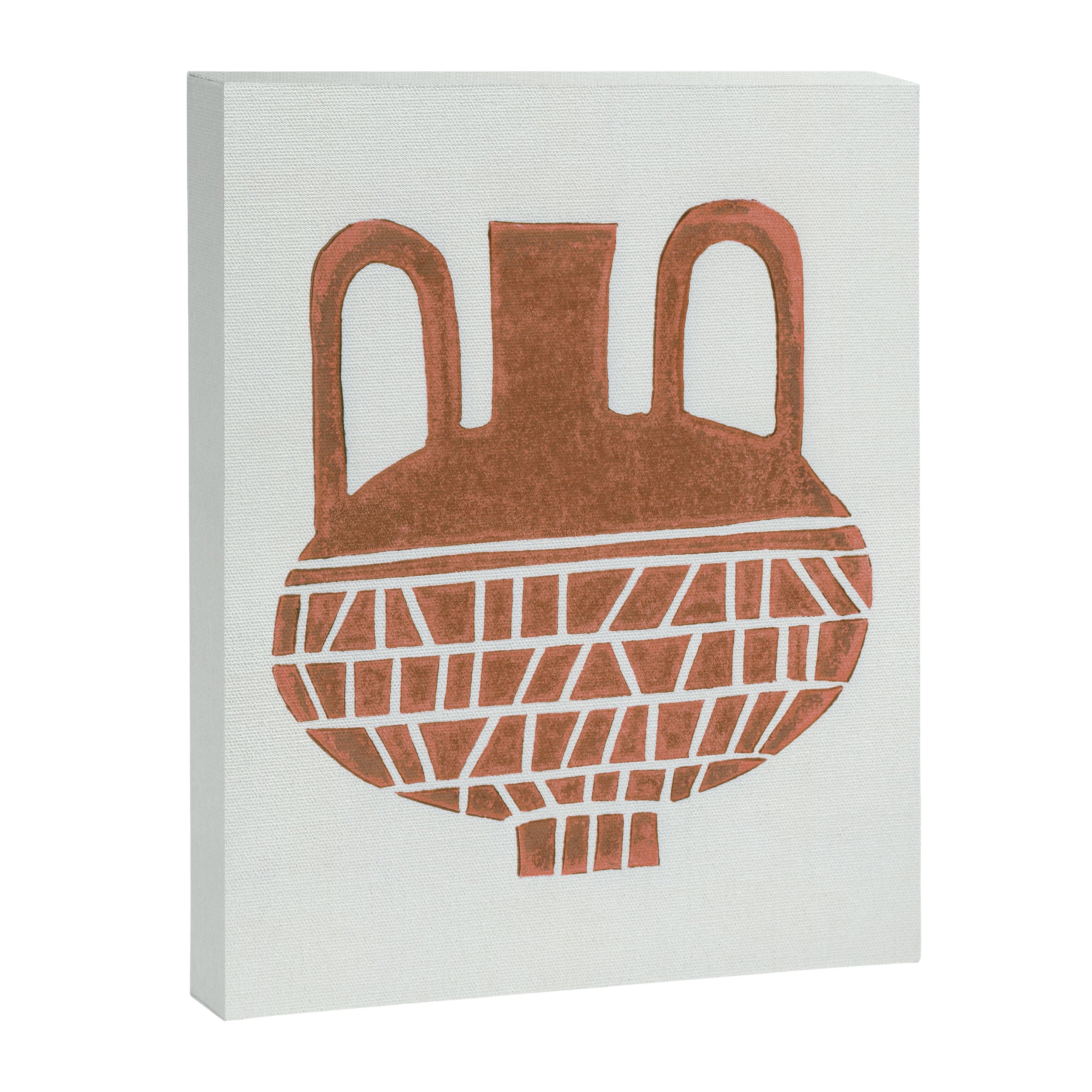 Linocut Vase #2 Canvas Print Gallery Image 6