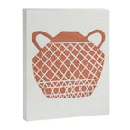 Linocut Vase #3 Canvas Print Gallery Image 6