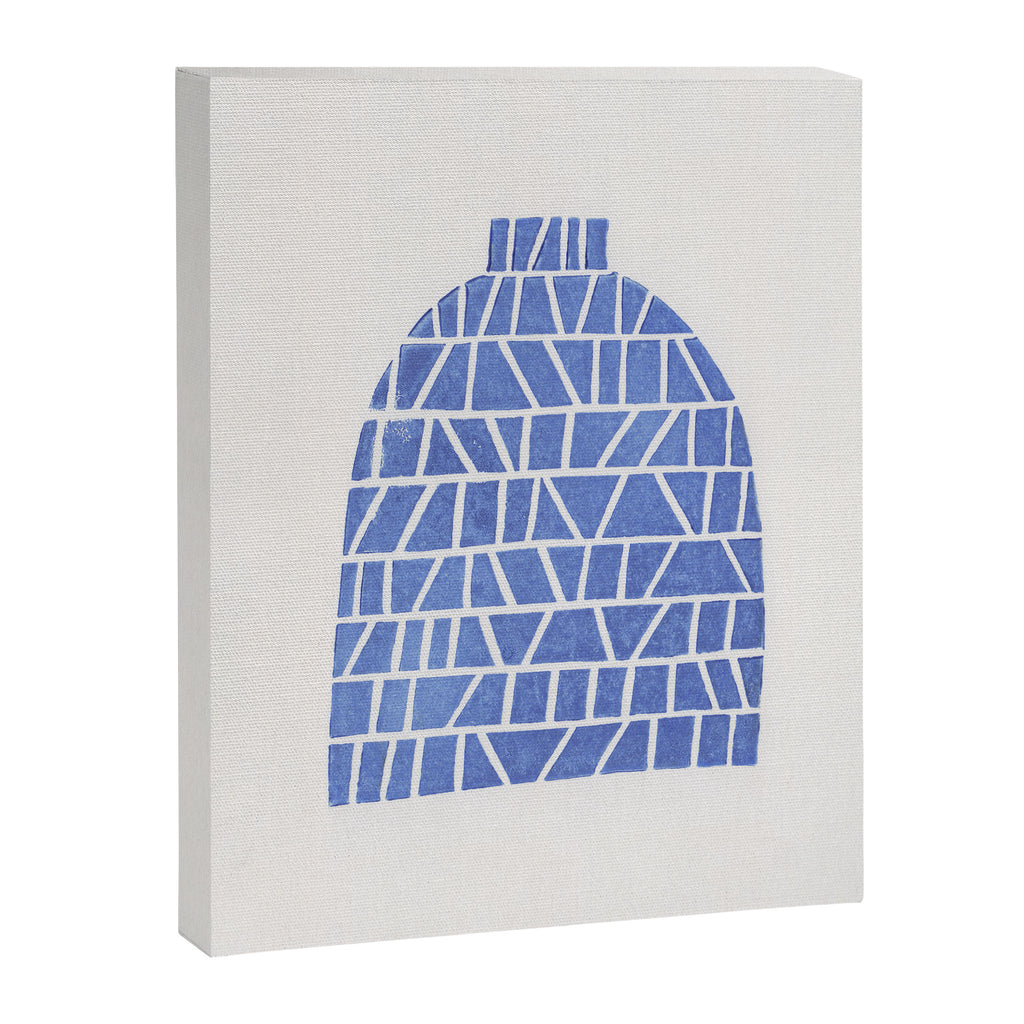 Linocut Vase #5 Canvas Print Gallery Image 6