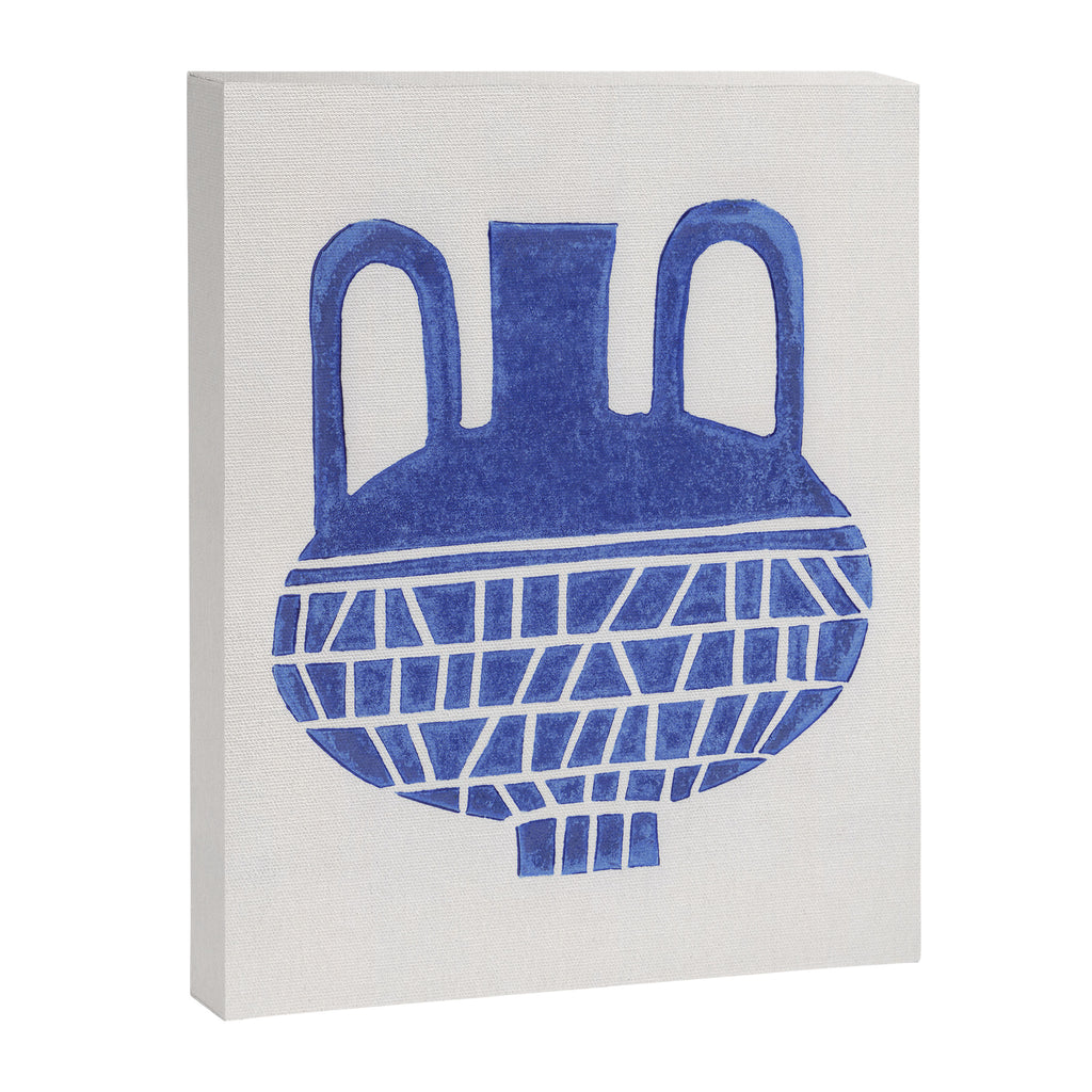 Linocut Vase #6 Canvas Print Gallery Image 6