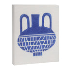 Linocut Vase #6 Canvas Print Gallery Image 6