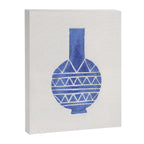 Linocut Vase #8 Canvas Print Gallery Image 6