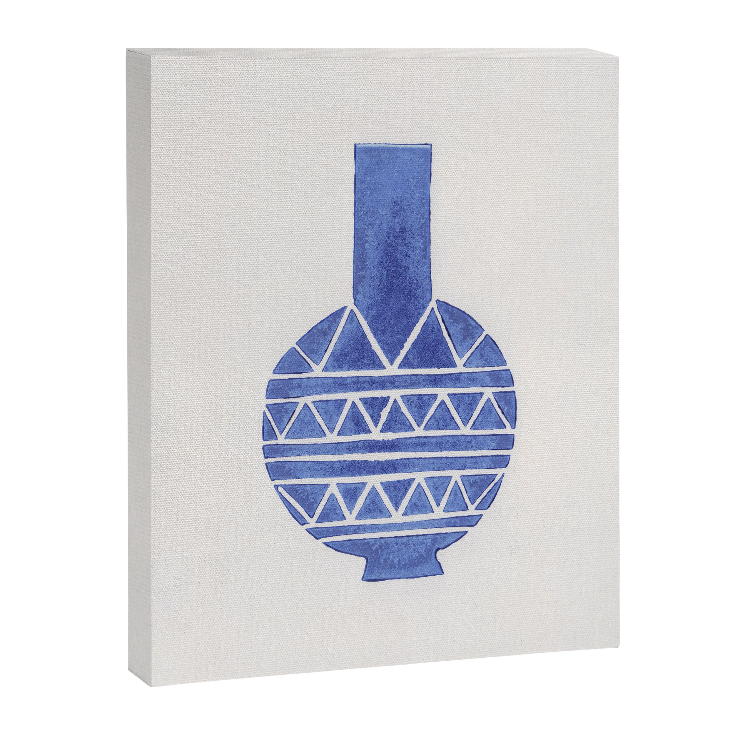 Linocut Vase #8 Canvas Print Gallery Image 6