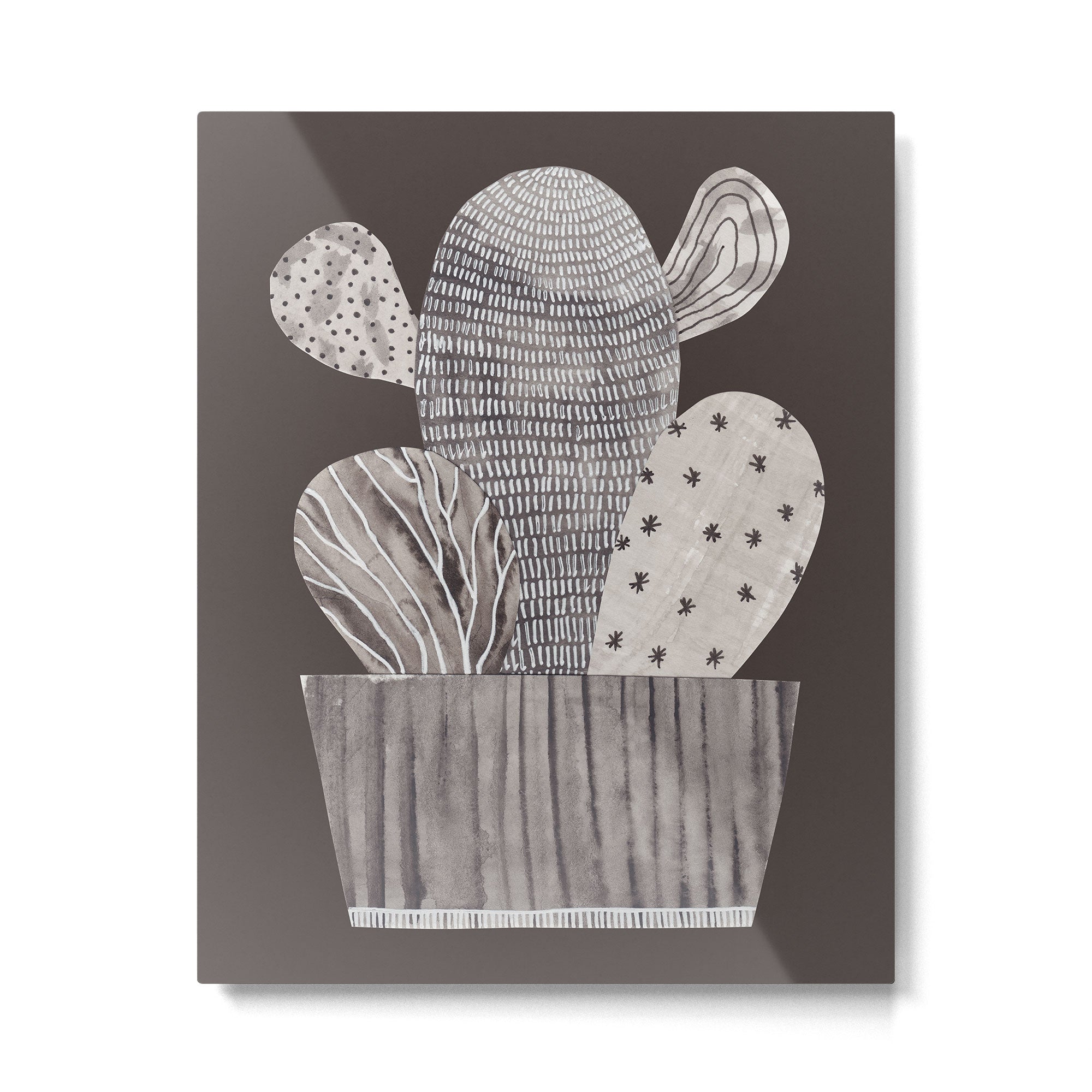 Little Cactus Metal Print Gallery Image 6