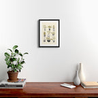 Little Pot Plants Framed Art Print Gallery Image 2