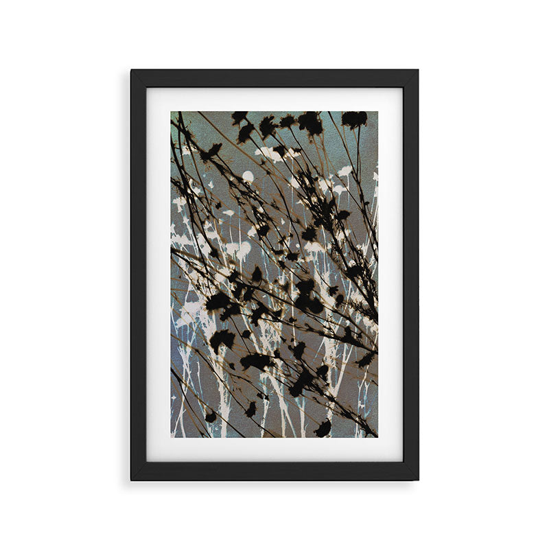 Magic in the Ordinary #12 / Cyan & Grey Framed Art Print Gallery Image 2