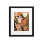 Magic Wildflowers / Orange Framed Art Print Gallery Image 5