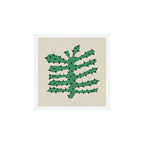 Matisse Inspired Dark Green Shape Art Print Gallery Image 1