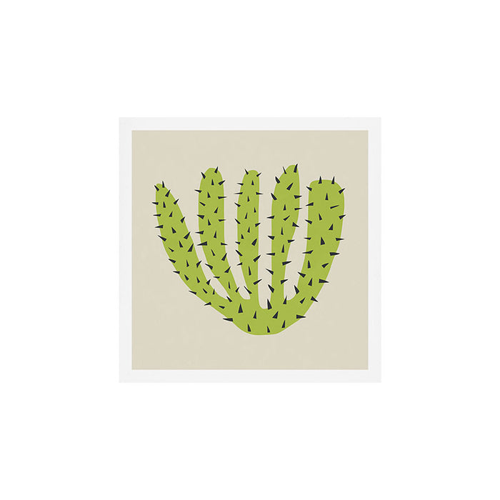 Matisse Inspired Light Green Shape Art Print Gallery Image 1