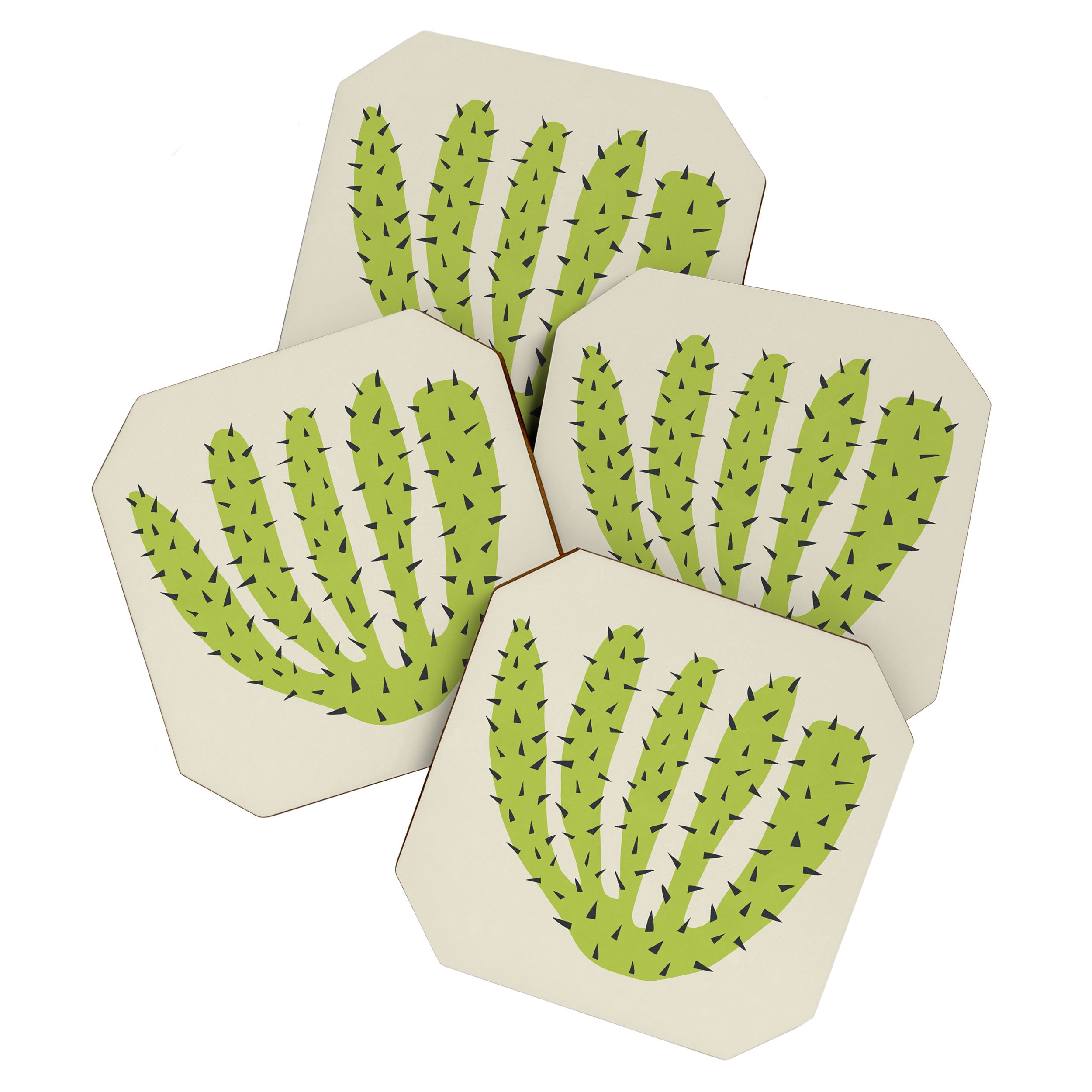 Matisse Inspired Light Green Shape Coaster Gallery Image 1