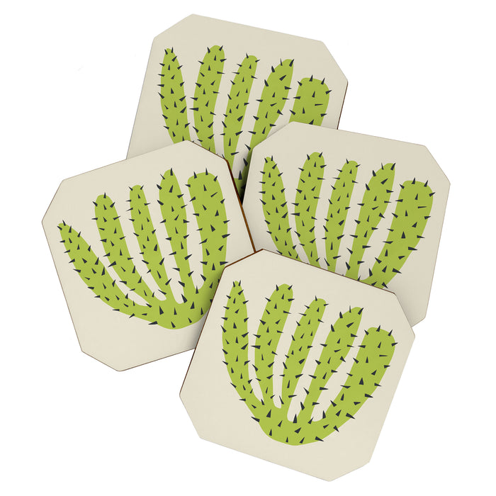 Matisse Inspired Light Green Shape Coaster Gallery Image 1