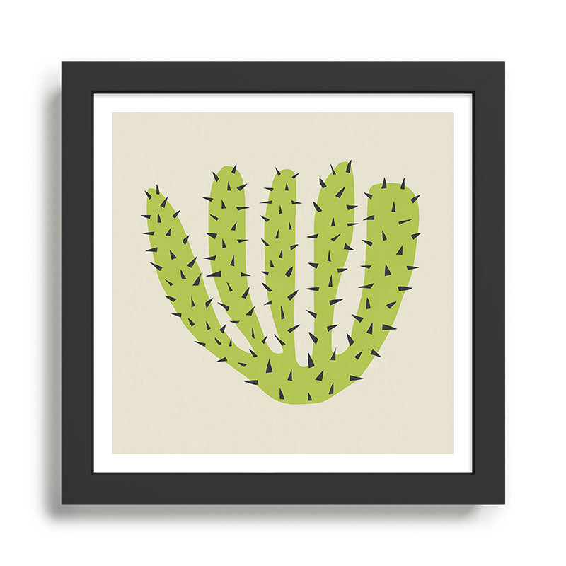 Matisse Inspired Light Green Shape Framed Art Print Gallery Image 1
