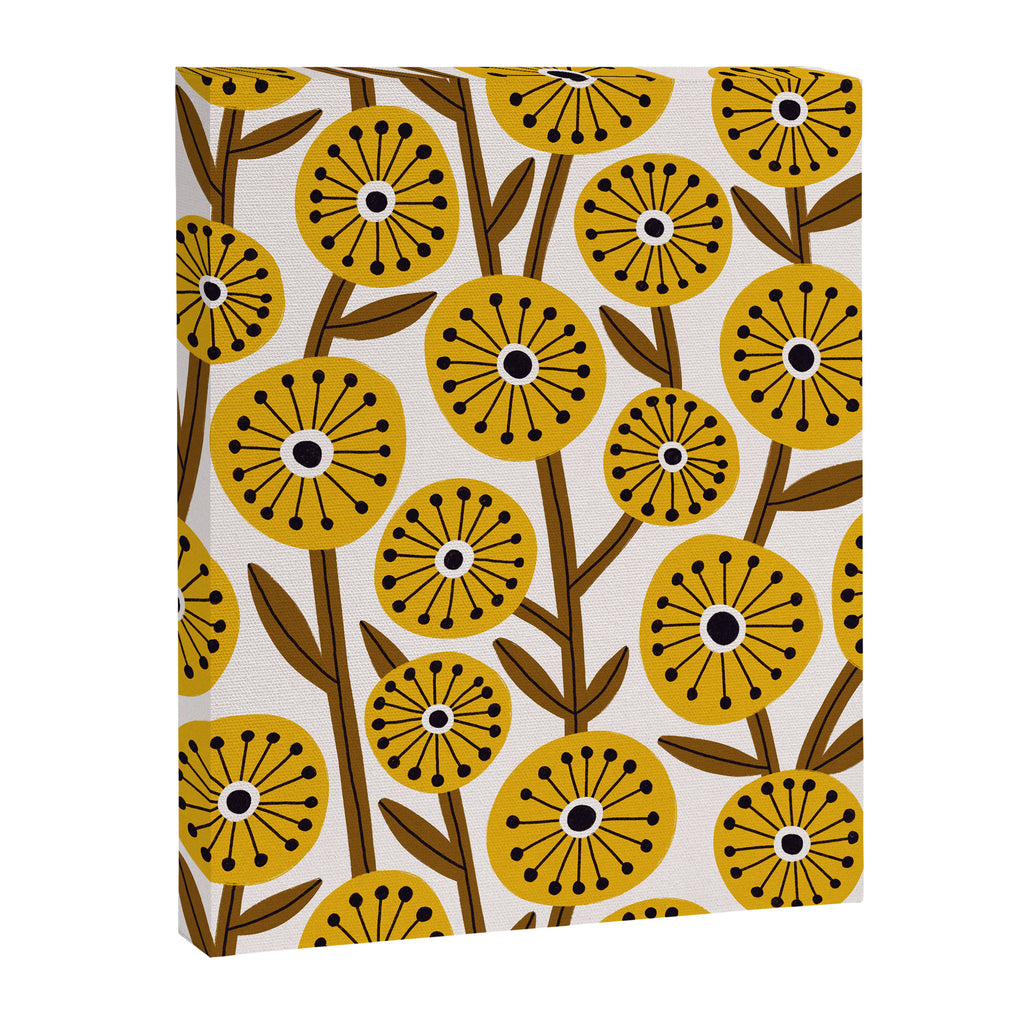 Mid Century Garden #1 Canvas Print Gallery Image 8