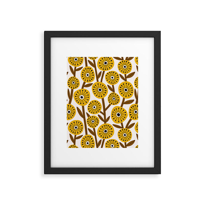 Mid Century Garden #1 Framed Art Print Gallery Image 6