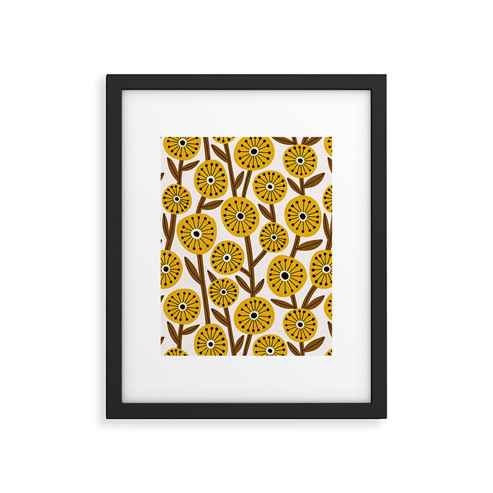 Mid Century Garden #1 Framed Art Print Gallery Image 1