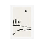 Minimal Line Landscape #1 Art Print Gallery Image 1