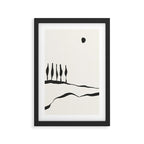 Minimal Line Landscape #1 Framed Art Print Gallery Image 2