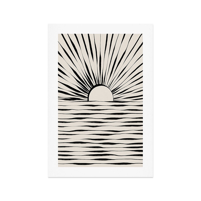 Minimal Sunrise / Sunset Art Print Gallery Image 1