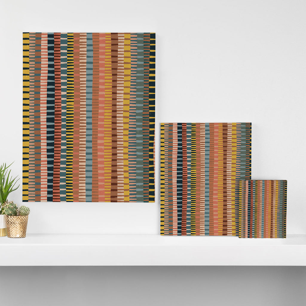 Mix of Stripes #1 Canvas Print Gallery Image 3