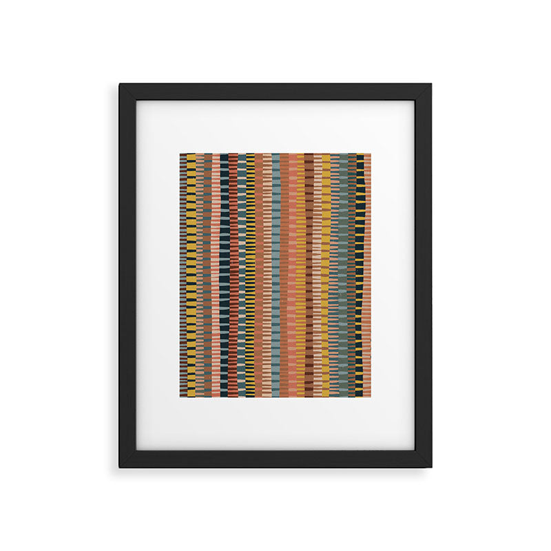 Mix of Stripes #1 Framed Art Print Gallery Image 6