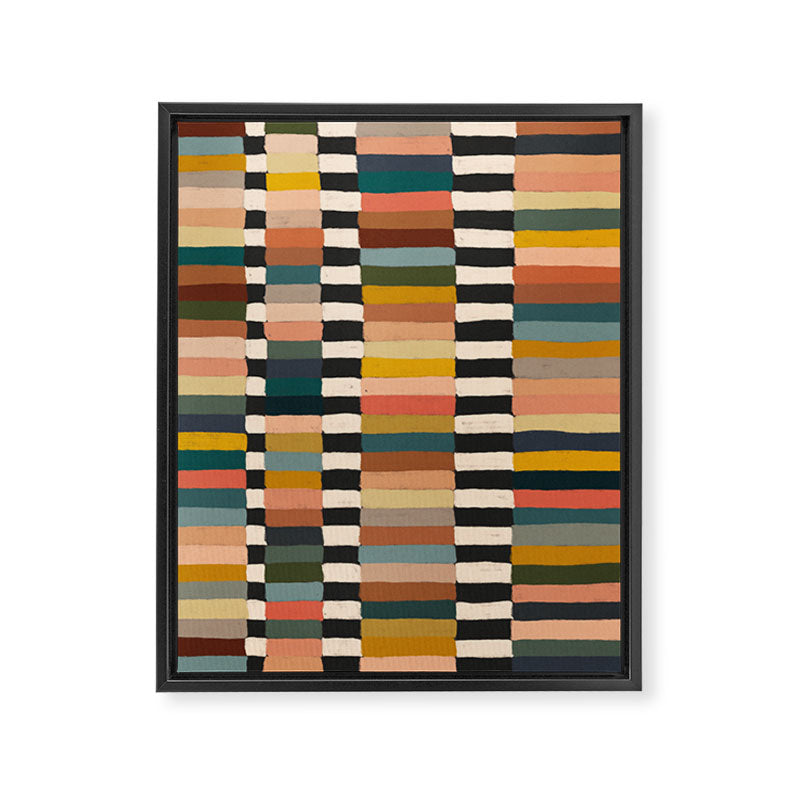 Mix of Stripes #10 Framed Canvas Print Gallery Image 8