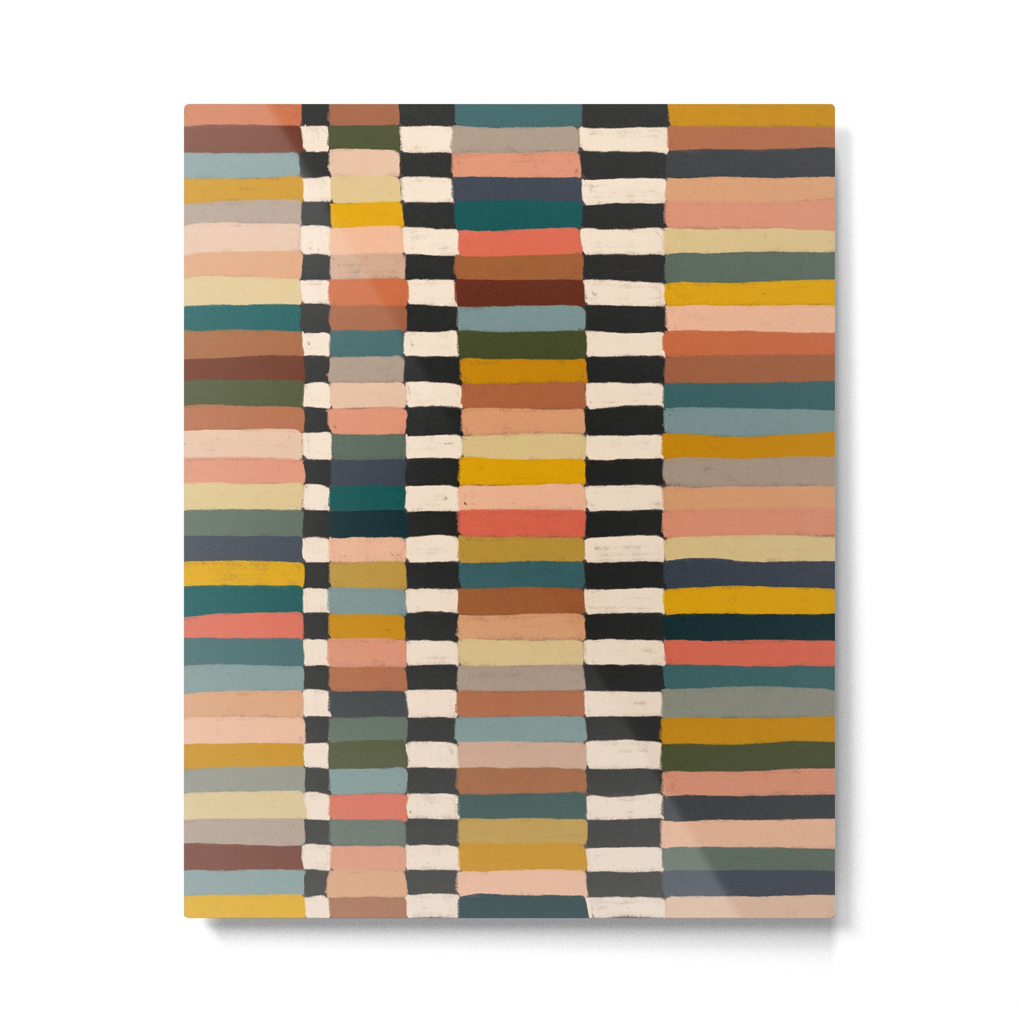 Mix of Stripes #10 Metal Print Gallery Image 6