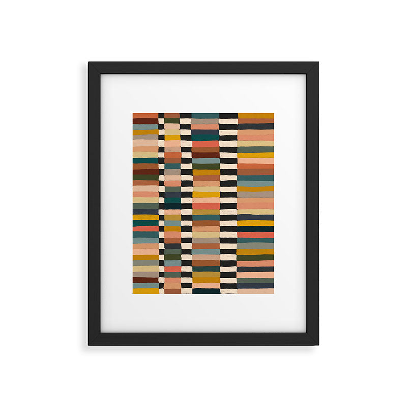 Mix of Stripes #10 Framed Art Print Gallery Image 6