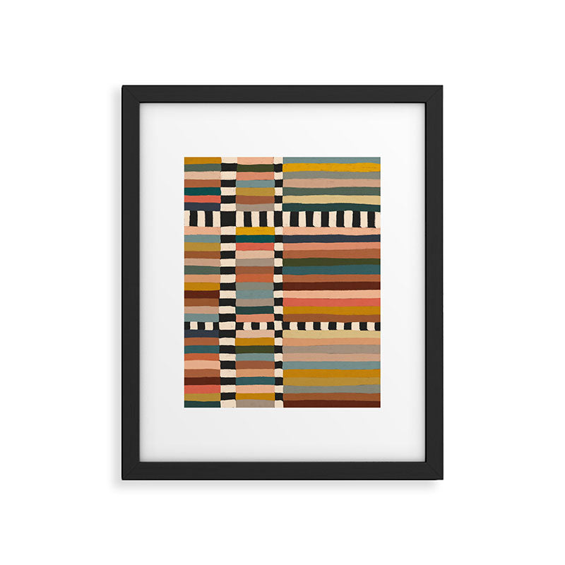 Mix of Stripes #11 Framed Art Print Gallery Image 6