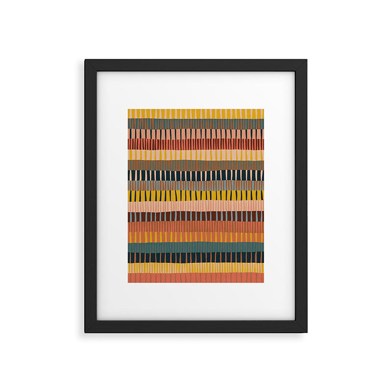Mix of Stripes #2 Framed Art Print Gallery Image 4