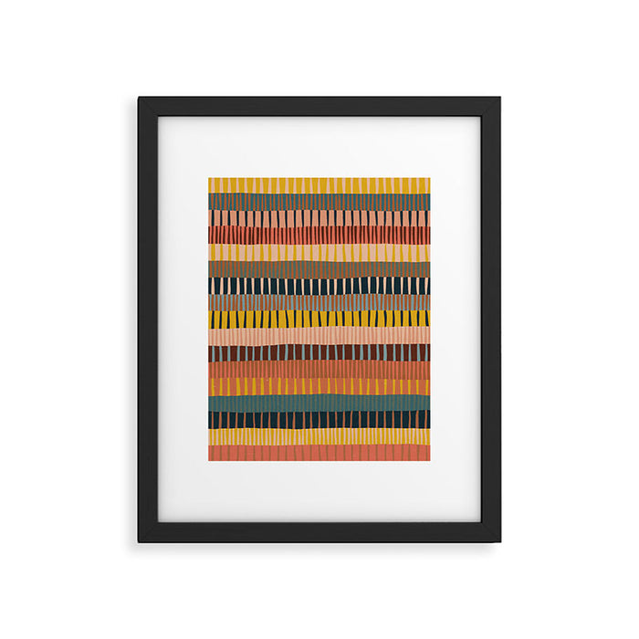 Mix of Stripes #2 Framed Art Print Gallery Image 1