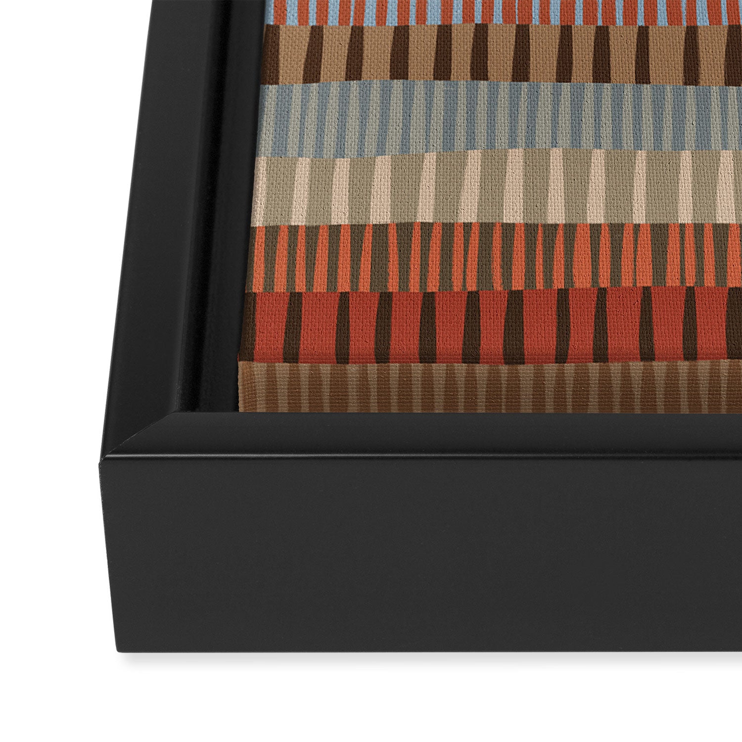 Mix of Stripes #3 Framed Canvas Print Gallery Image 3