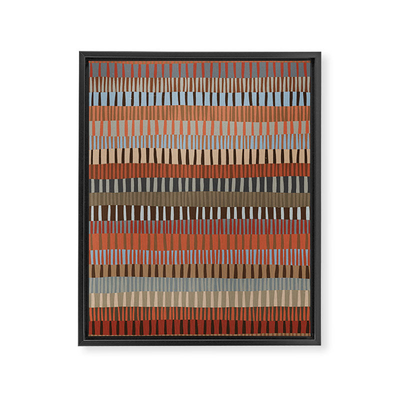 Mix of Stripes #3 Framed Canvas Print Gallery Image 6