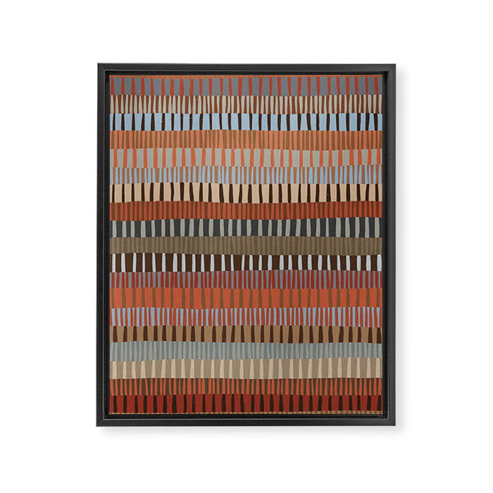 Mix of Stripes #3 Framed Canvas Print Gallery Image 1