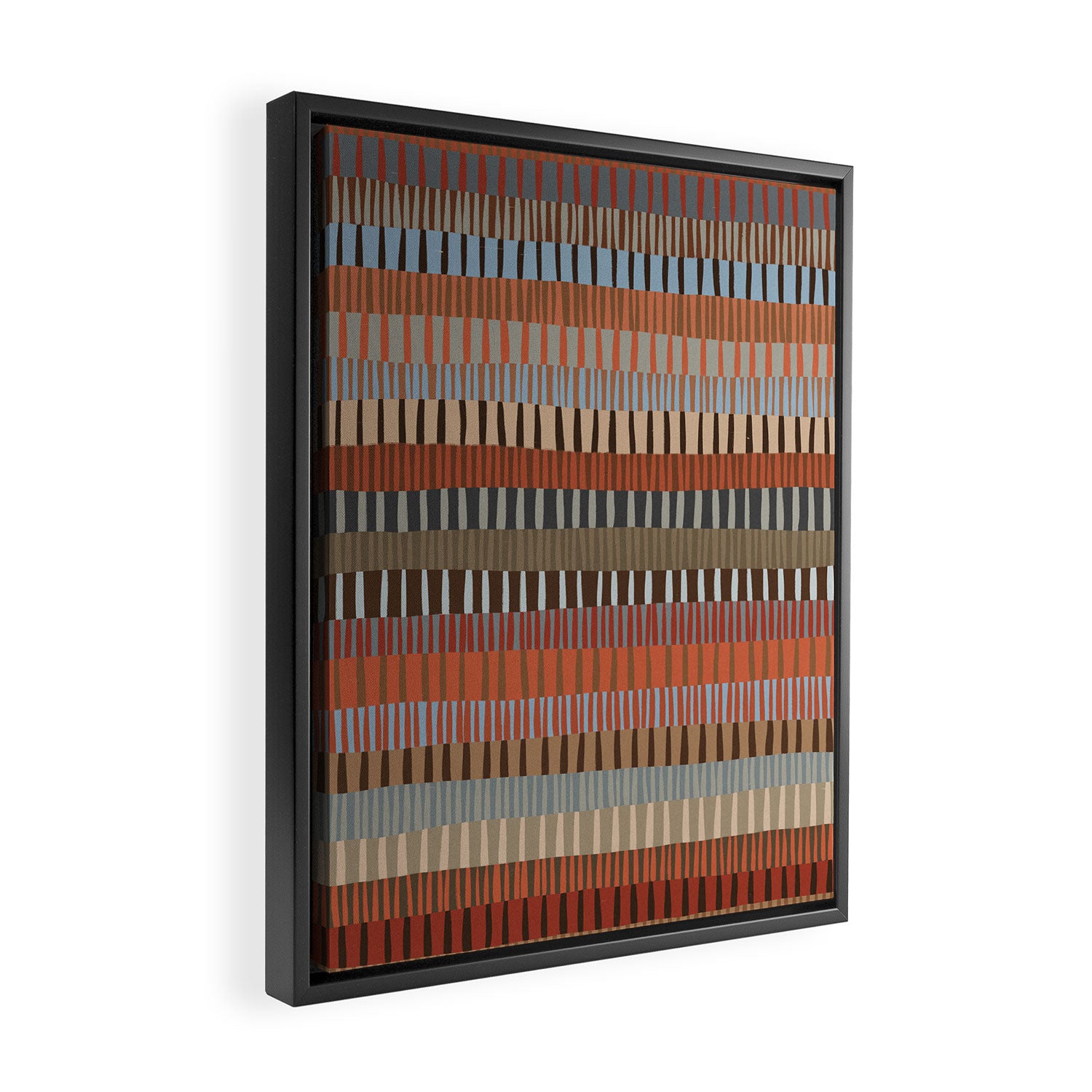 Mix of Stripes #3 Framed Canvas Print Gallery Image 2