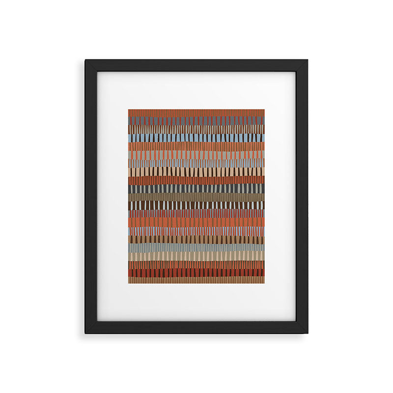 Mix of Stripes #3 Framed Art Print Gallery Image 5