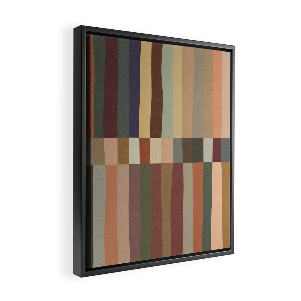 Mix of Stripes #5 Framed Canvas Print Gallery Image 2