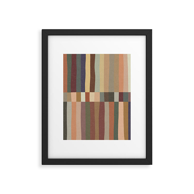 Mix of Stripes #5 Framed Art Print Gallery Image 4