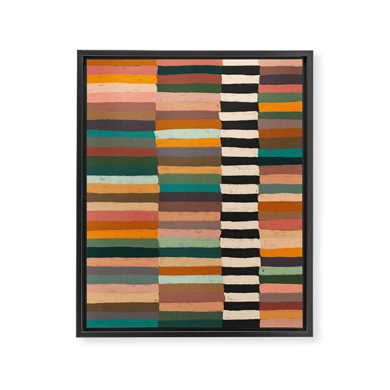 Mix of Stripes #8 Framed Canvas Print Gallery Image 8
