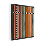 Mix of Stripes #9 Framed Canvas Print Gallery Image 2