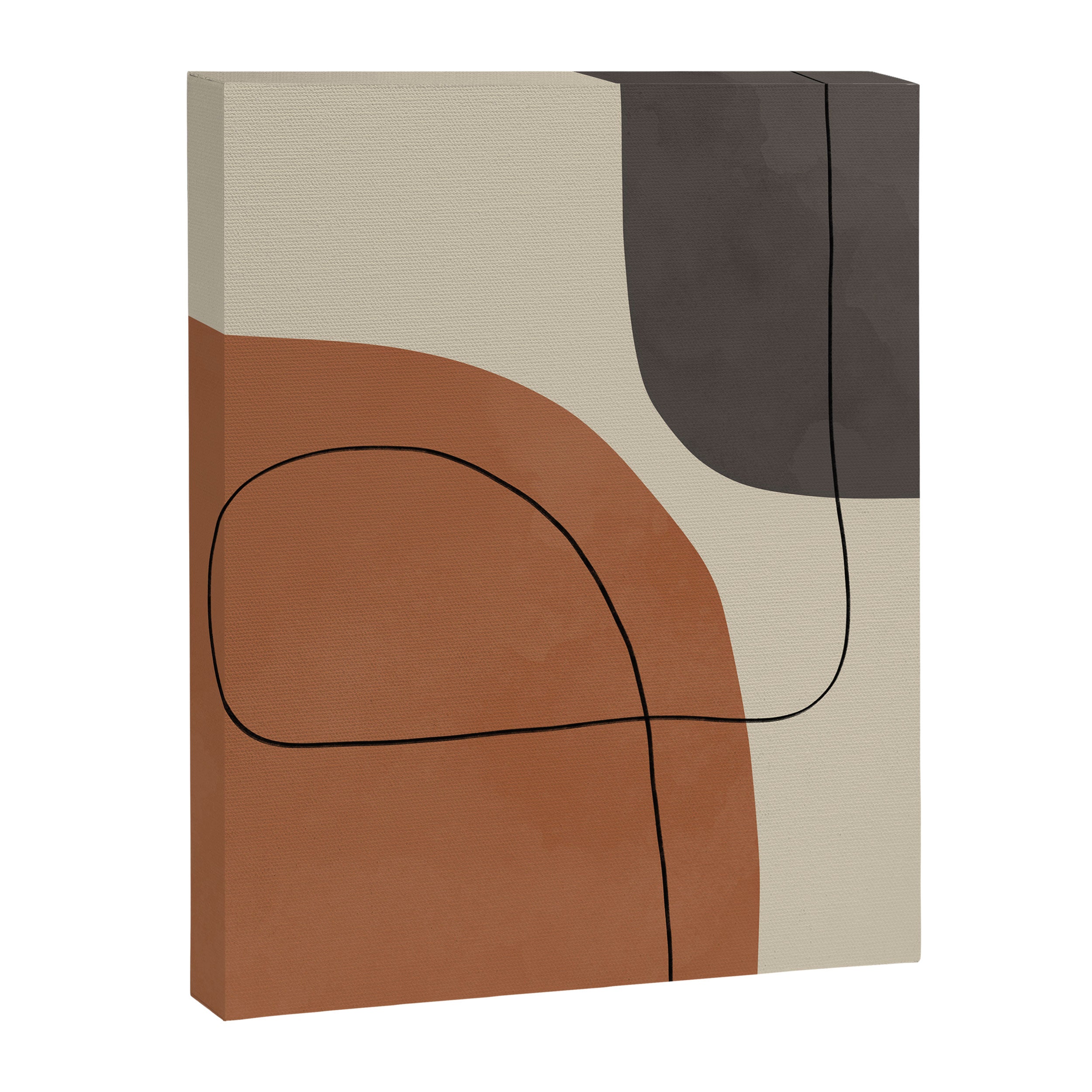 Modern Abstract Shapes #1 Canvas Print Gallery Image 6