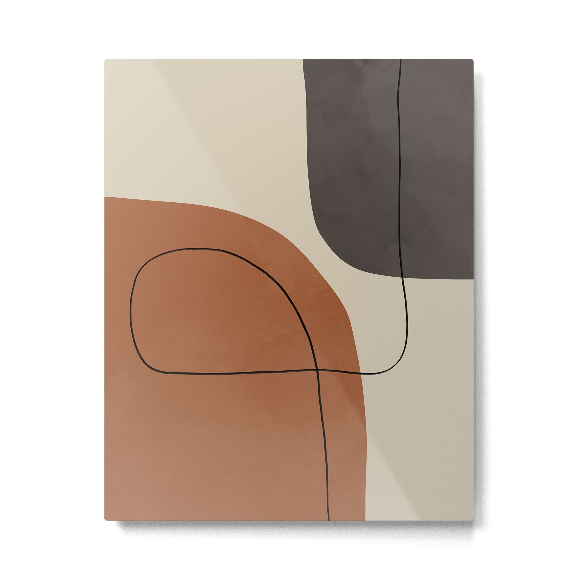 Modern Abstract Shapes #1 Metal Print Gallery Image 4
