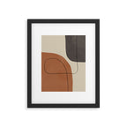 Modern Abstract Shapes #1 Framed Art Print Gallery Image 4